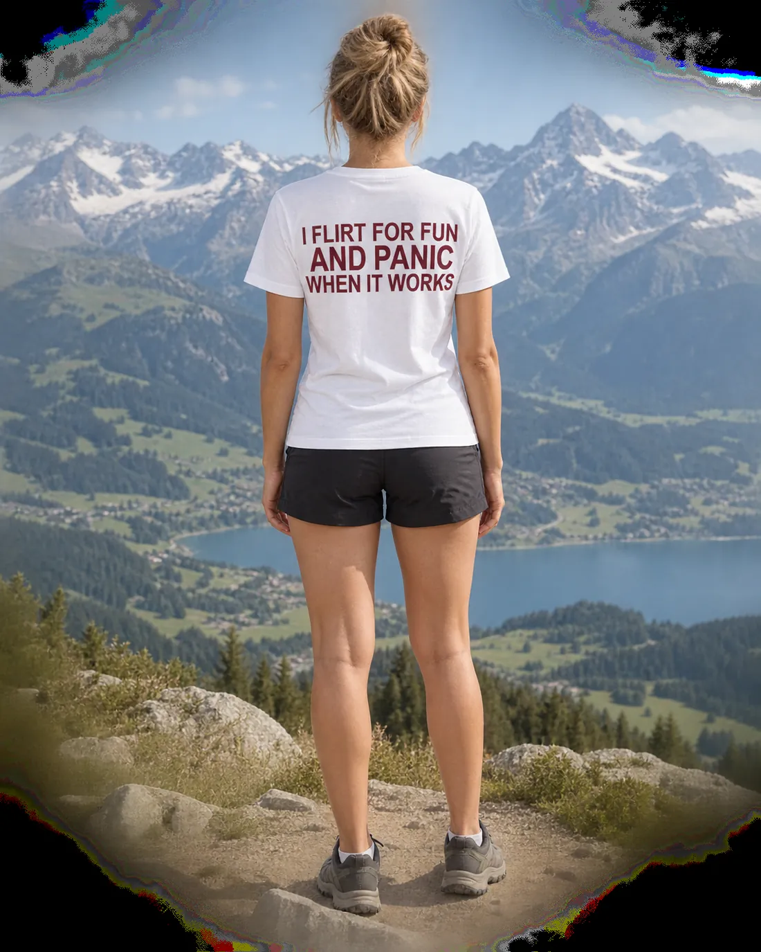 I FLIRT FOR FUN AND PANIC WHEN IT WORKS – getragen