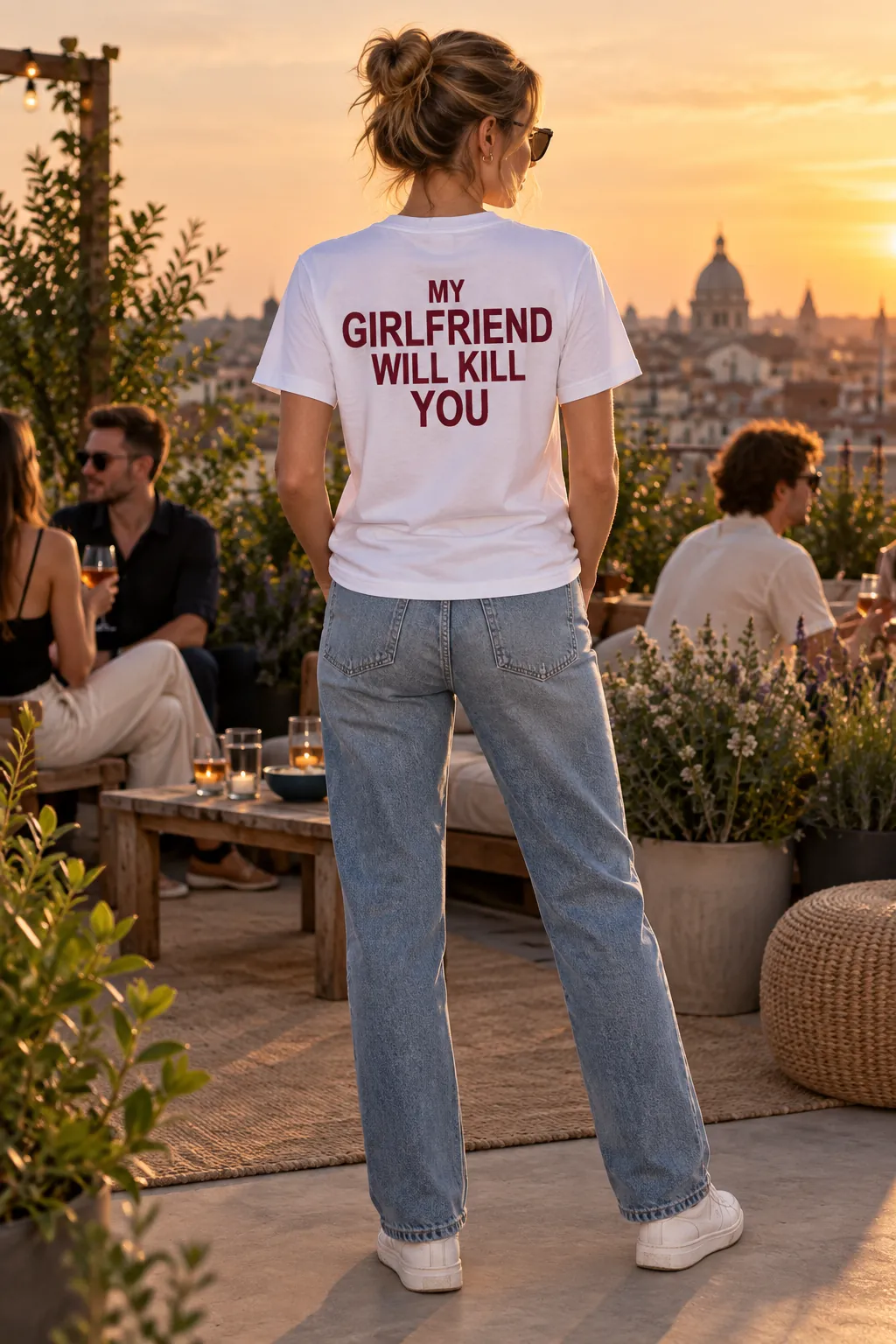 MY GIRLFRIEND WILL KILL YOU – getragen