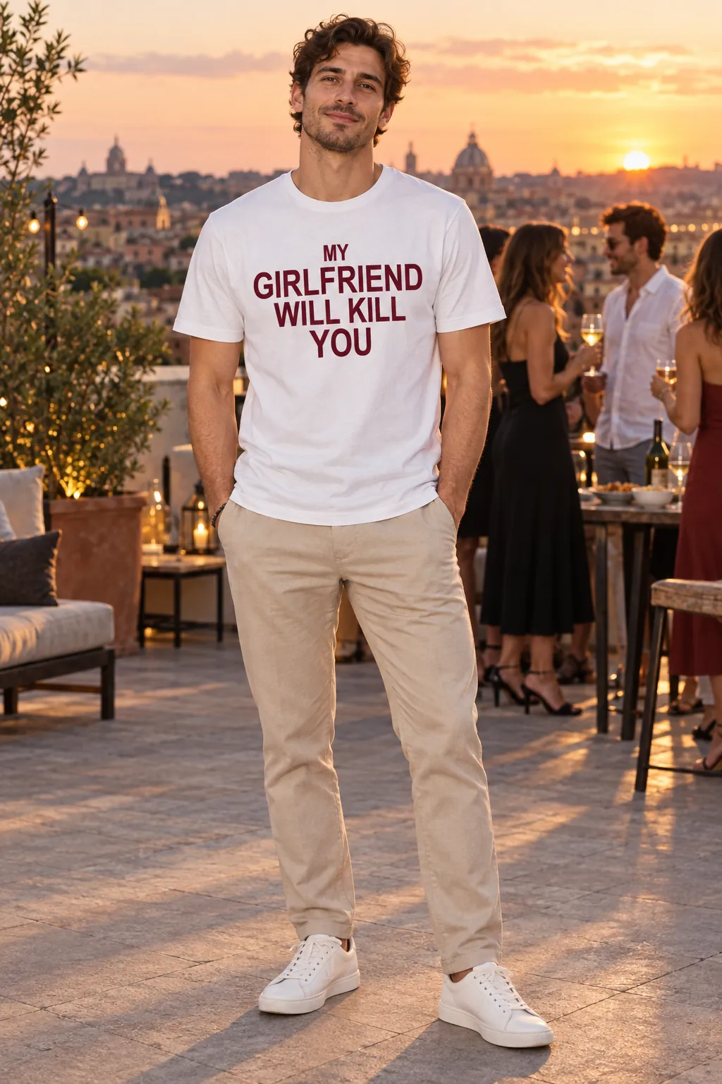 MY GIRLFRIEND WILL KILL YOU – getragen