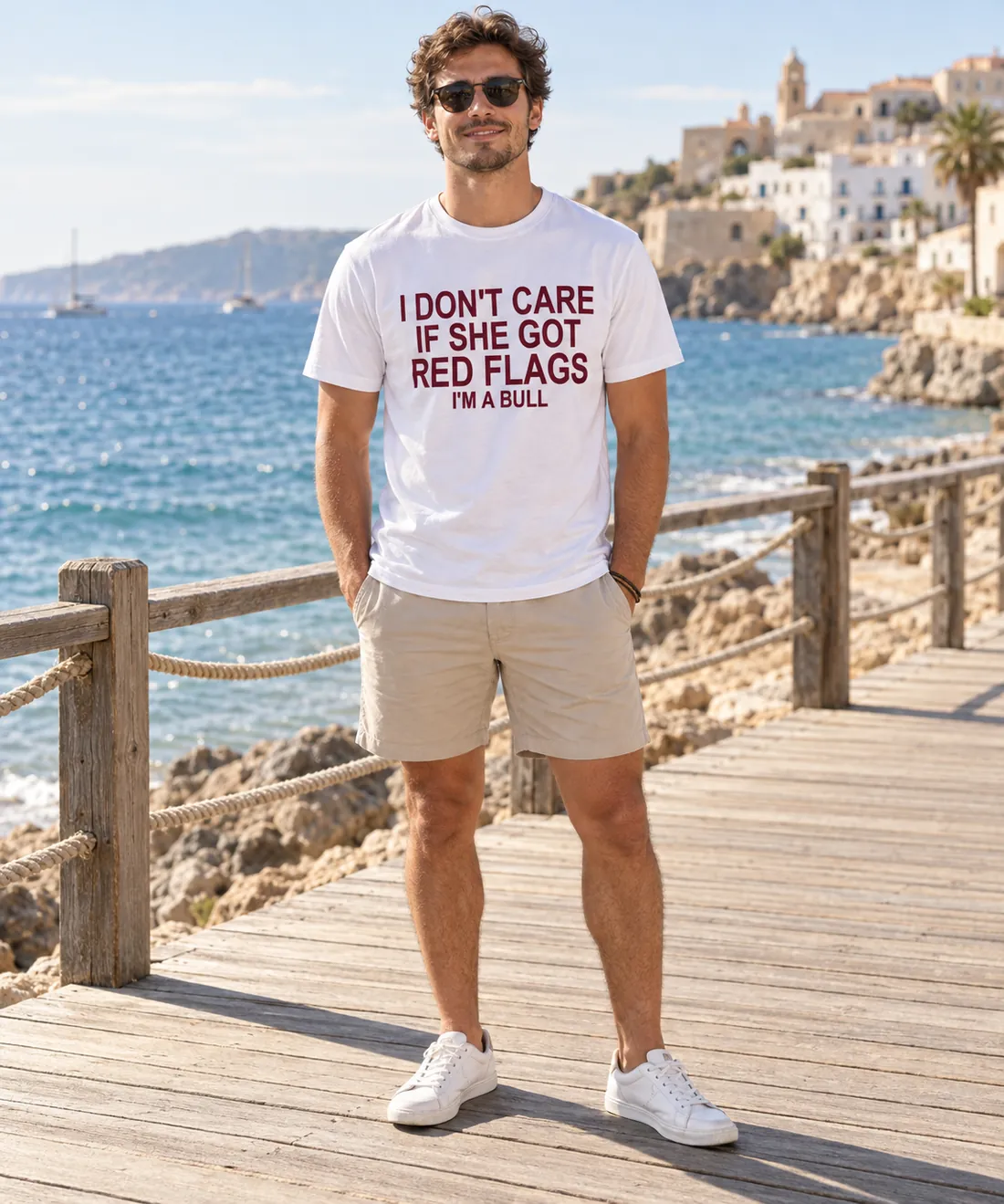 I DON'T CARE IF SHE GOT RED FLAGS — I'M A BULL – getragen